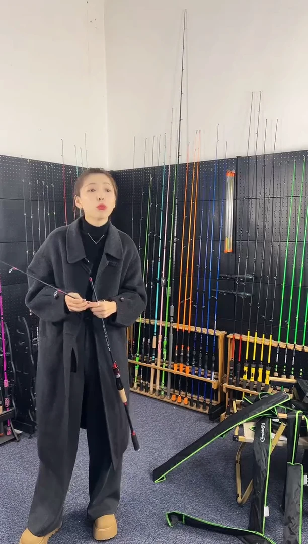 1.8m碳素10号1.8米直柄（瑕疵尾货竿，没有售后，介意勿拍）