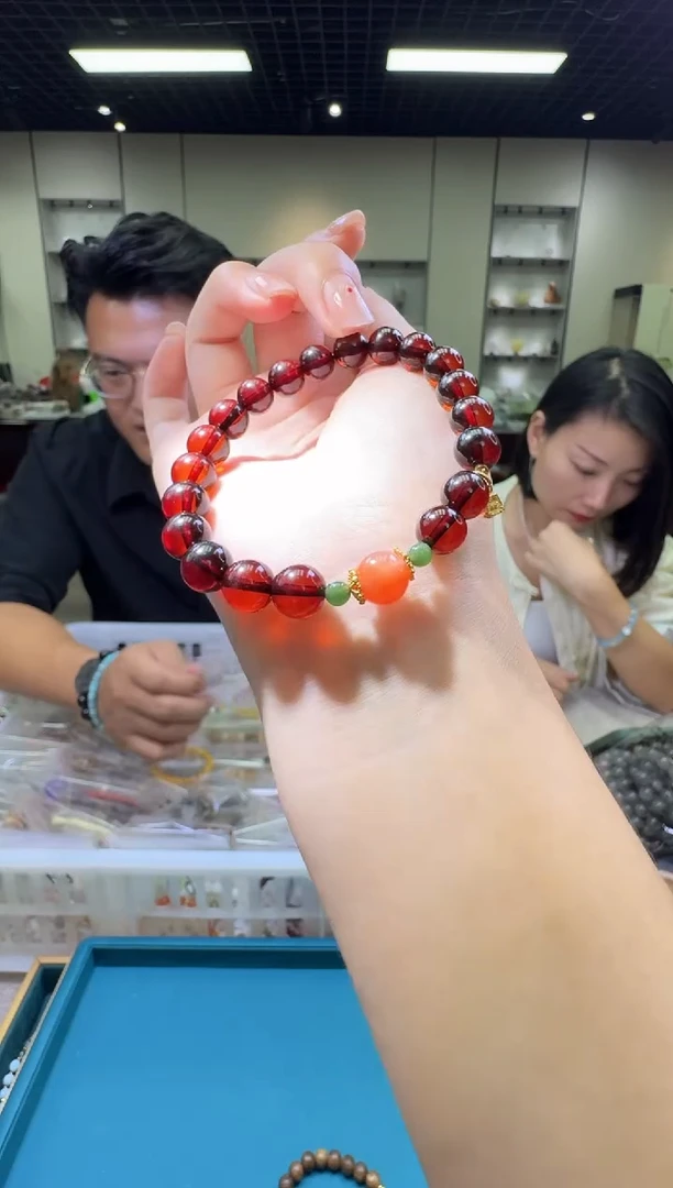 手链血珀银S925镶嵌多样性发一件 482