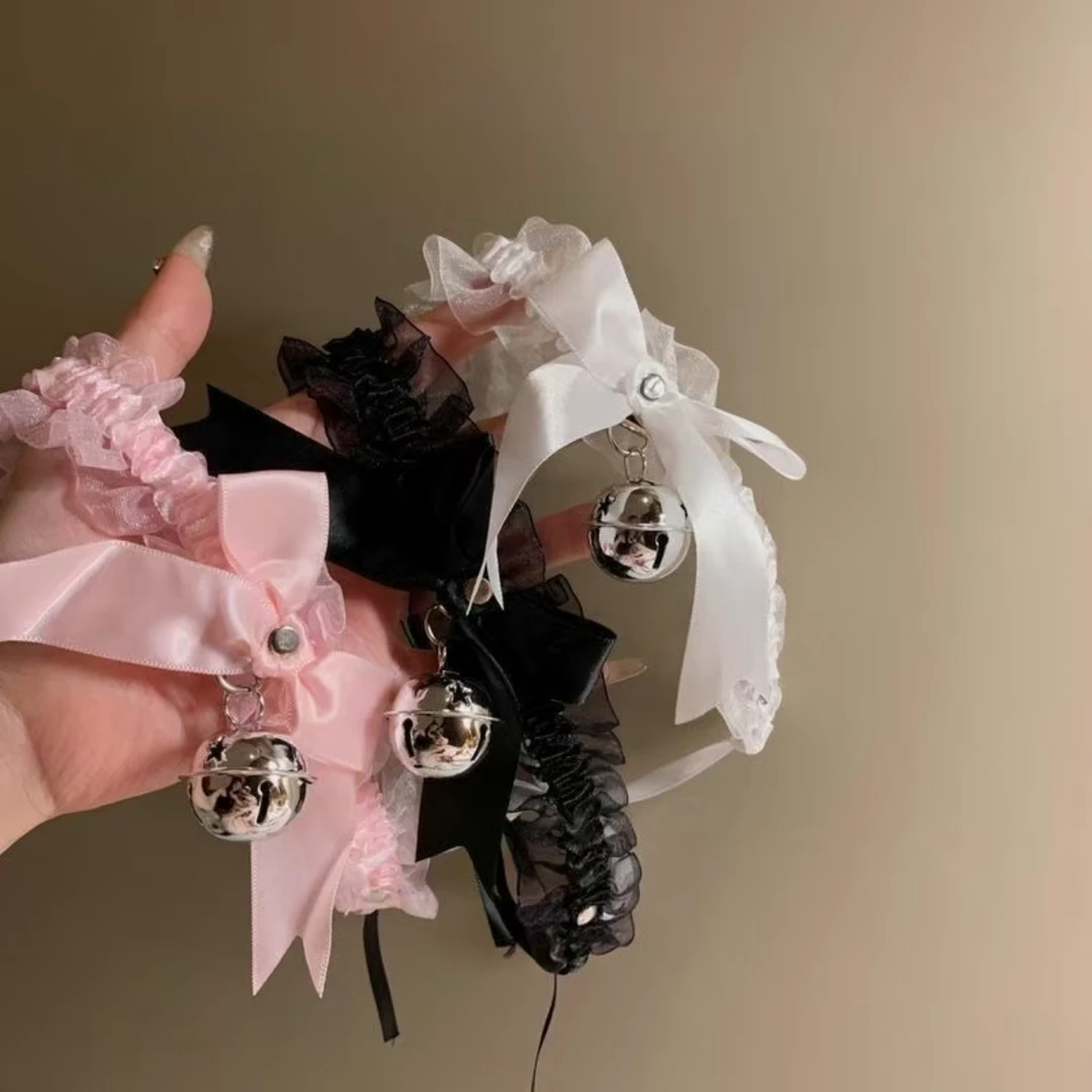 【SSR宠礼】蕾丝蝴蝶结铃铛软妹挂脖配饰