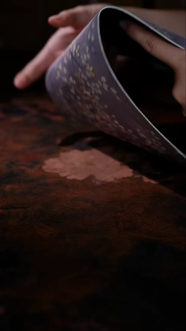 紫色冰梅花茶席1111111111