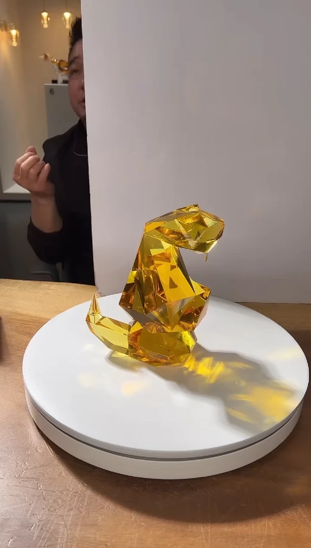 【闪购商品】茶宠大号琥珀金钻蛇纳福