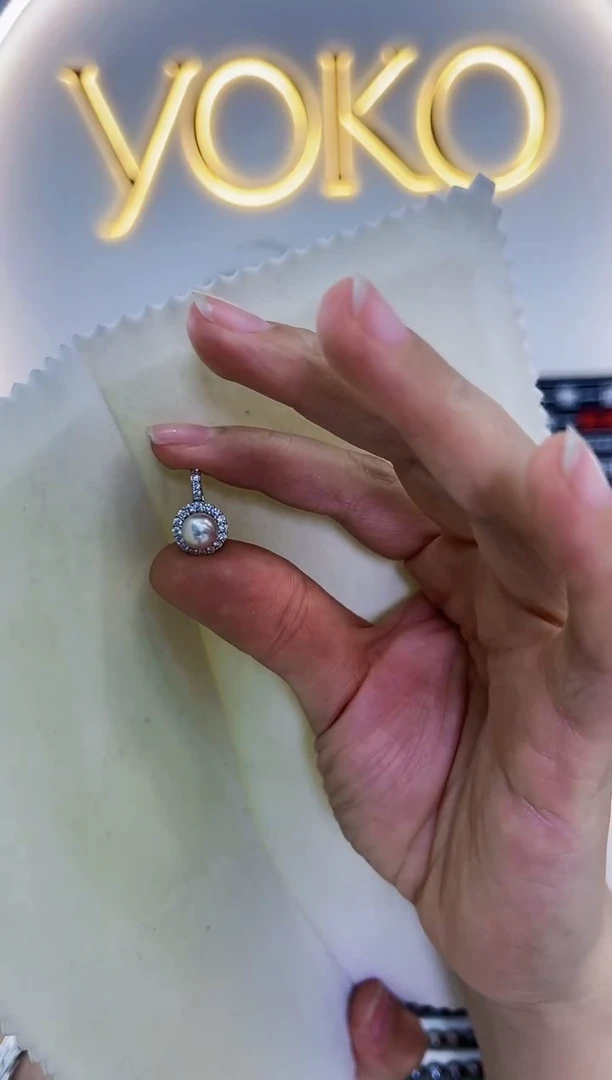 【闪购商品】海水珍珠戒指银S925镶嵌akoya