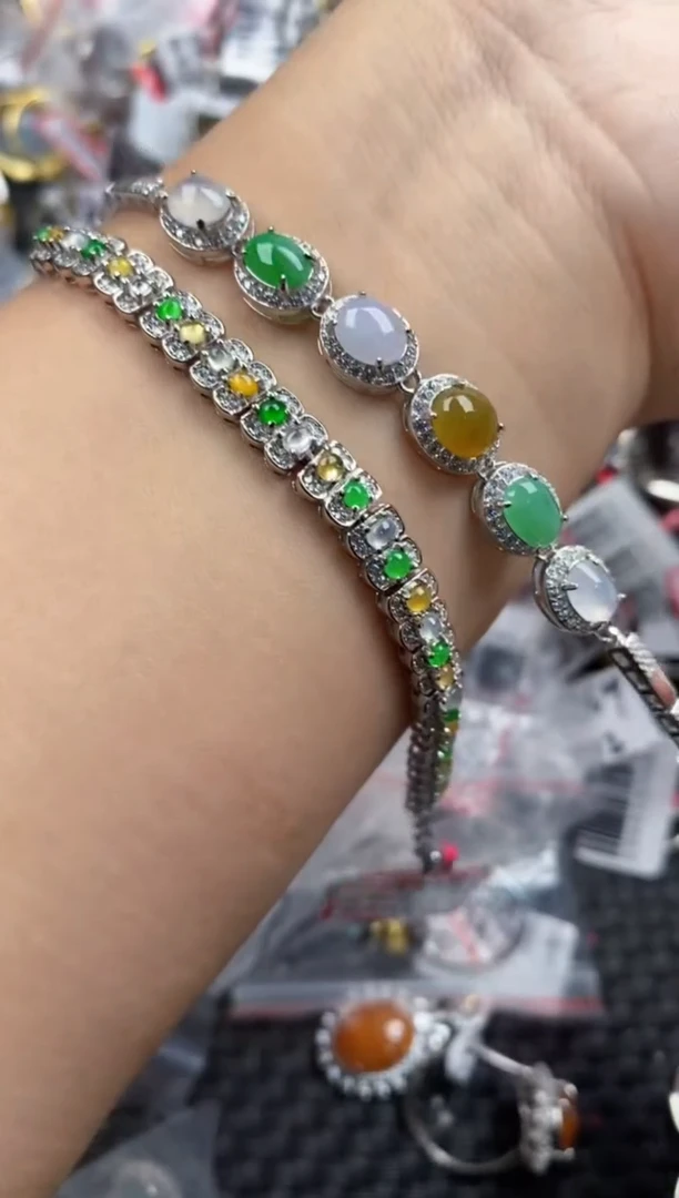 银S925镶嵌戒指翡翠555555   9