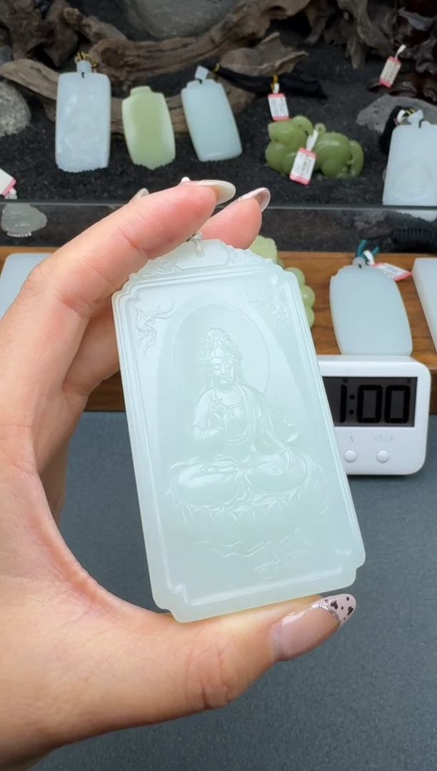 颈饰未镶嵌和田玉3