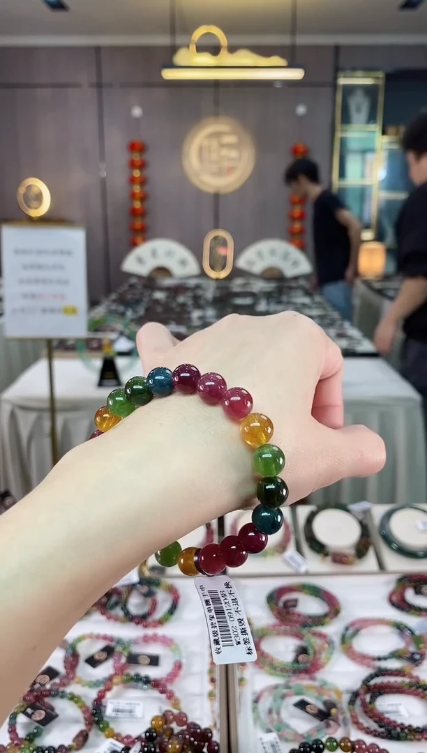 【闪购商品】碧玺单圈手串9mm+未镶嵌（多样性发一条）hon