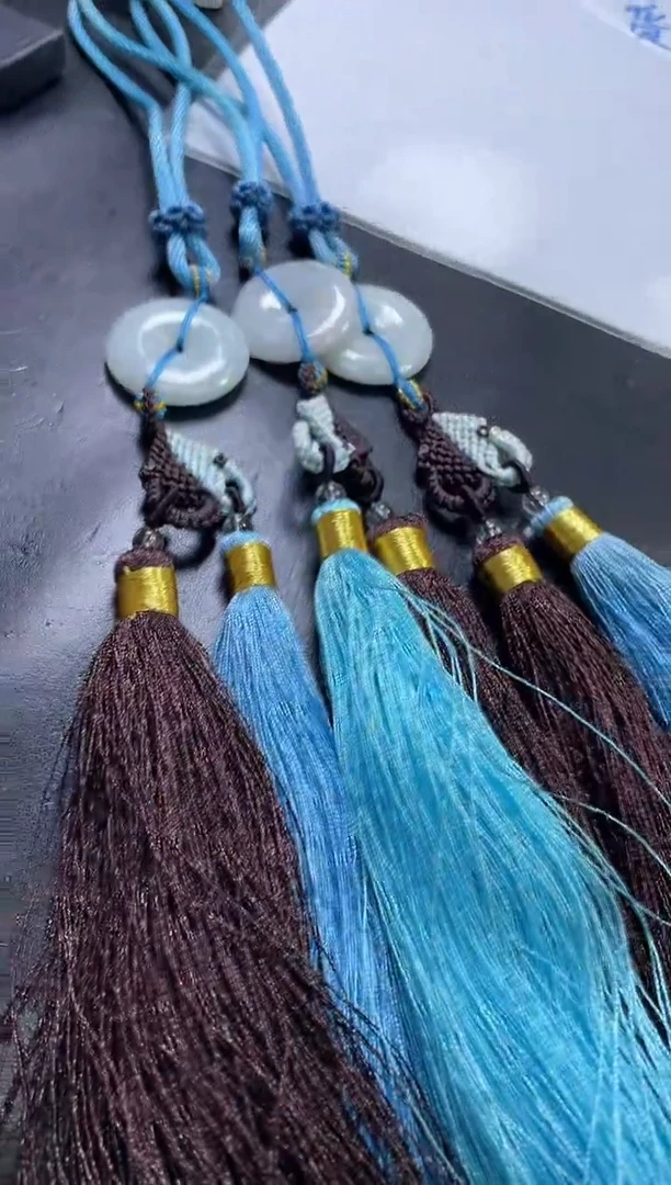 翡翠挂件未镶嵌平安扣车挂多样性发一件