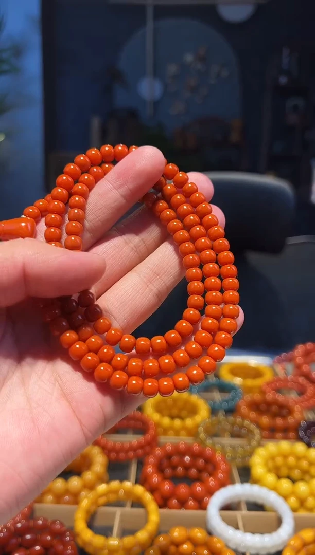 未镶嵌手链南红玛瑙7小+108多圈