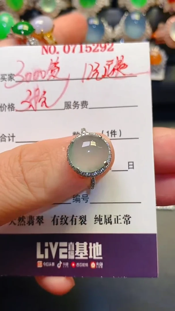 银S925镶嵌翡翠耳饰天然