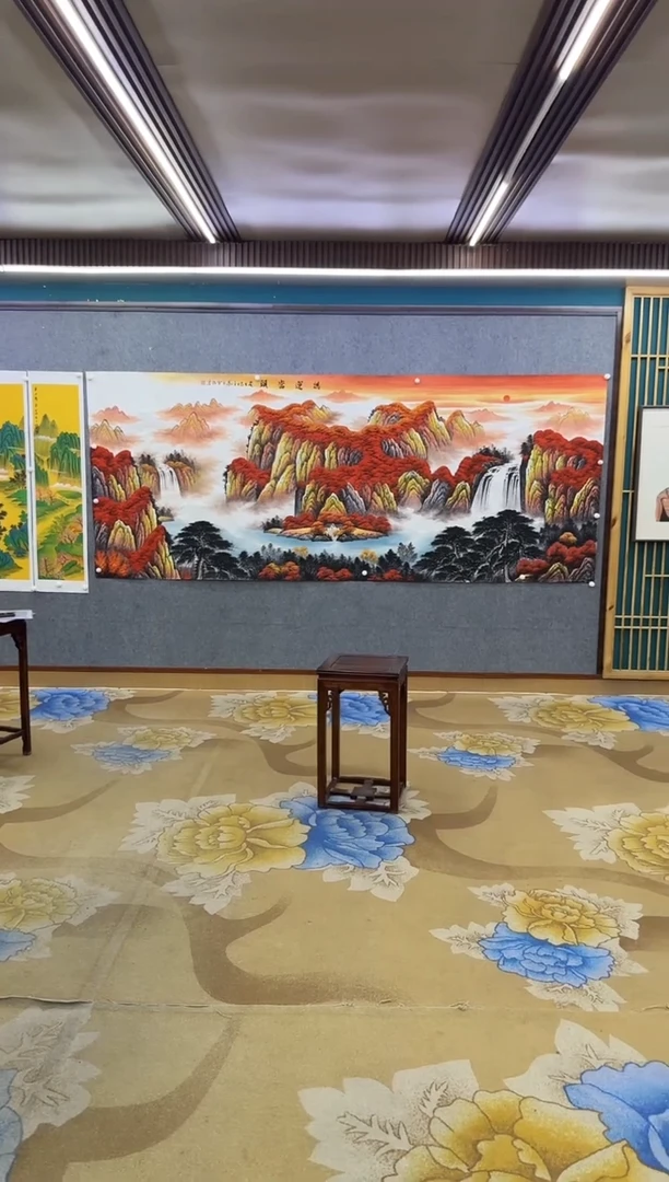 绘画Y-刘雪红-大丈二-山水画