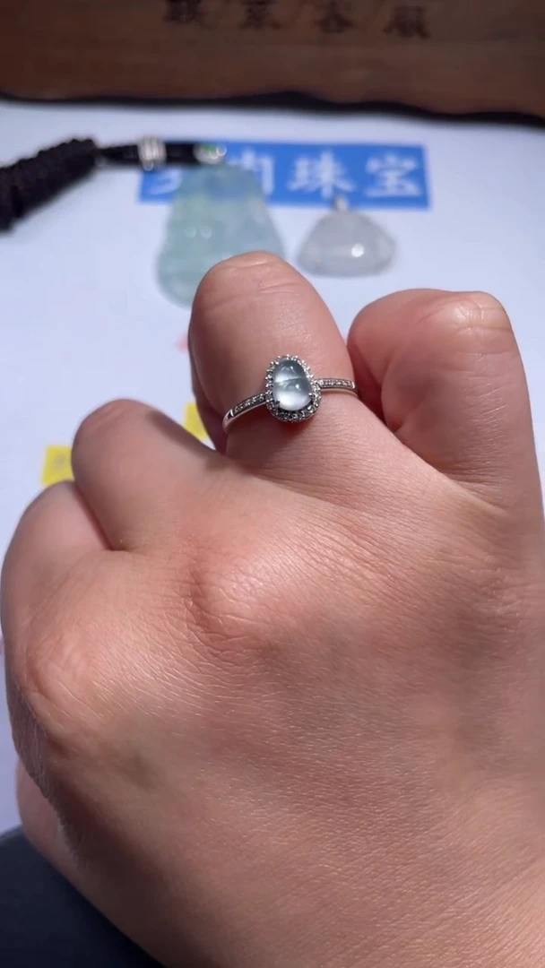 18K金镶嵌戒指翡翠21