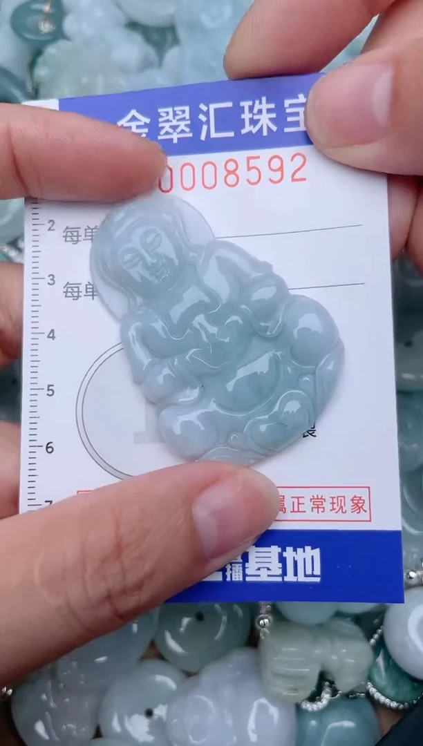 翡翠未镶嵌颈饰8592.