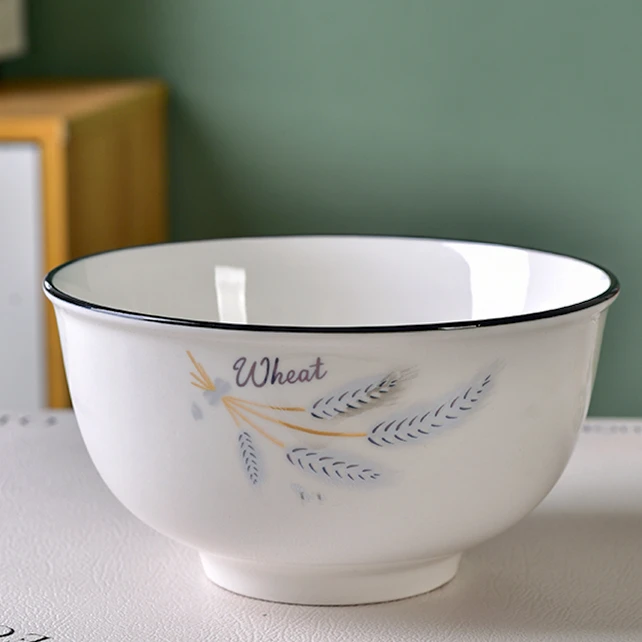 【大碗】家用陶瓷碗面碗大号泡面碗汤碗加厚防烫手碗网红餐具碗特价