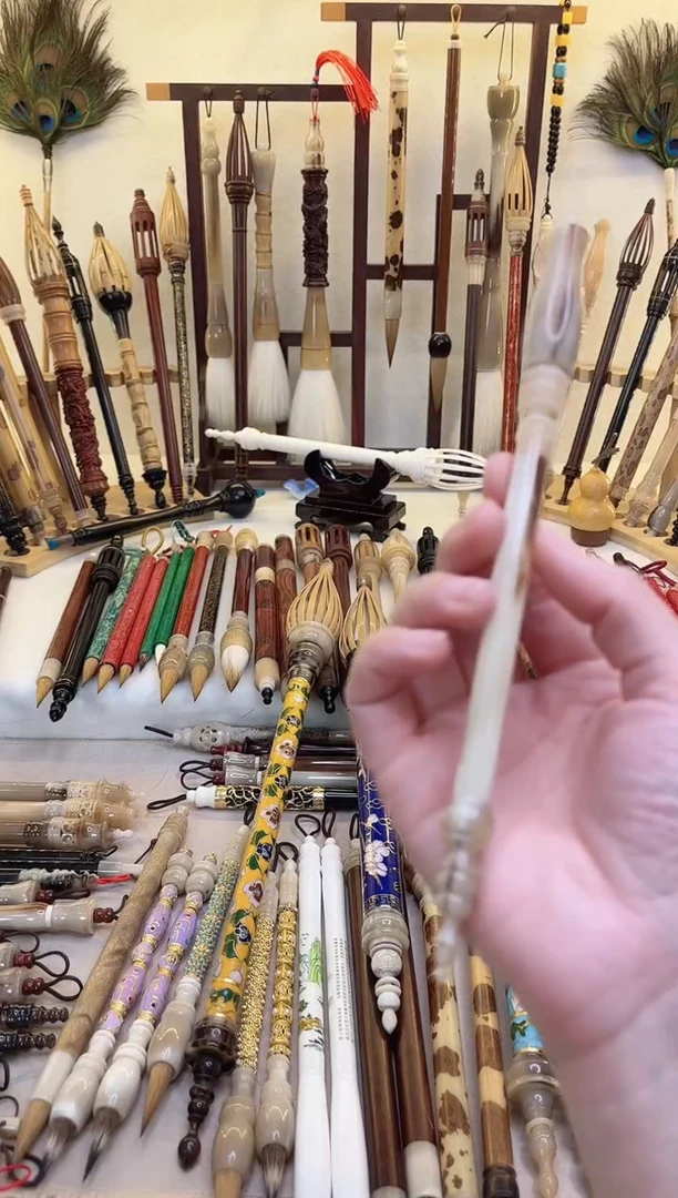 陶【清水试笔，拒绝蘸墨】墨琳笔庄毛笔1支