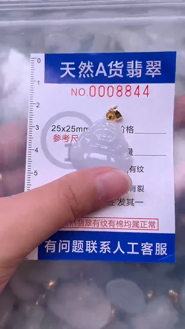 翡翠未镶嵌吊坠(不含链)1