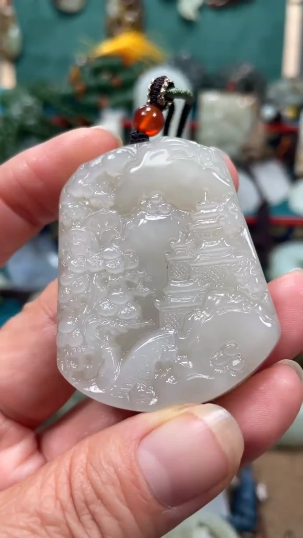 未镶嵌和田玉挂件0079