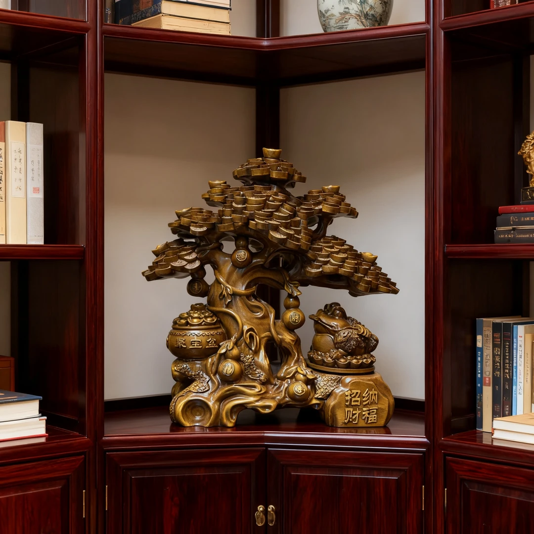 【发财树】新中式家居摆件创意工艺品FM474