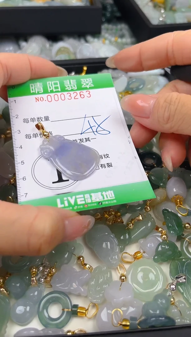 翡翠未镶嵌颈饰闪购0003263