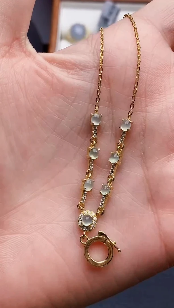 银S925镶嵌戒指翡翠1677