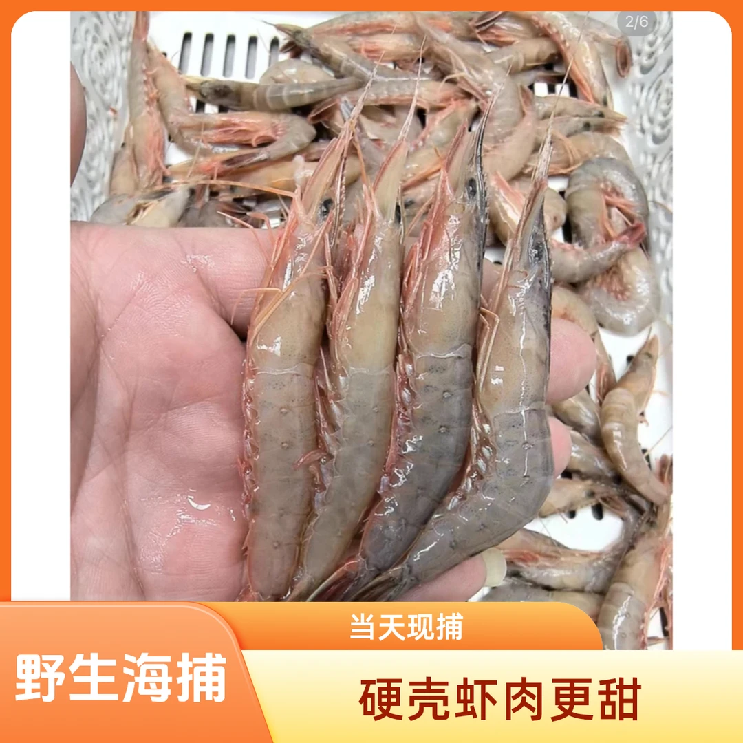 滑皮虾剑侠30多头一斤精品