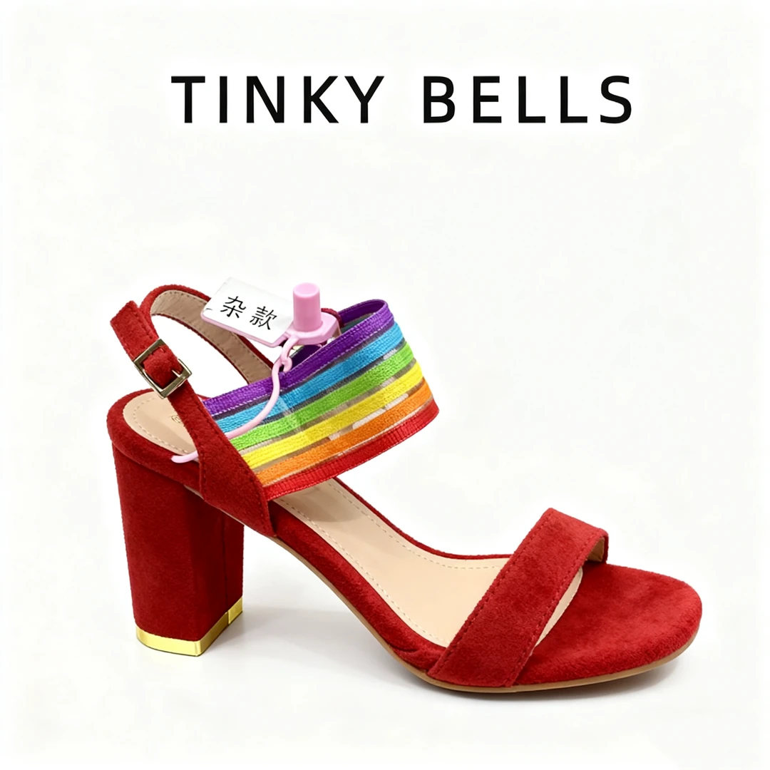 666-TINKY  BELLS-25年女款一字式扣带时装凉鞋-SAN-伞