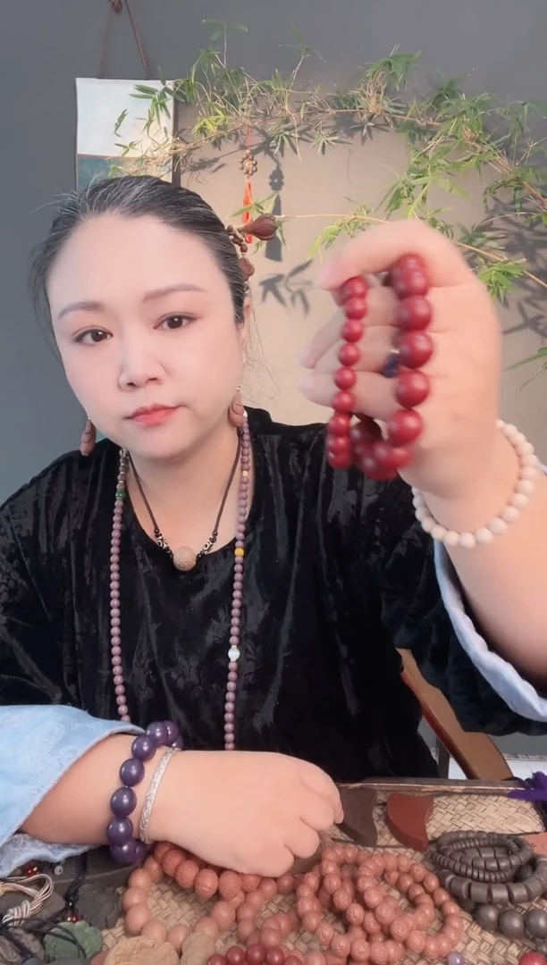 珠串【至尊红颜息肌芄1.0手串】古法合香