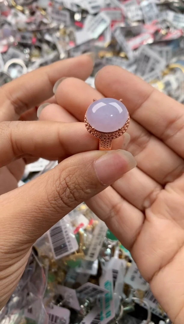 未镶嵌戒指翡翠444----7