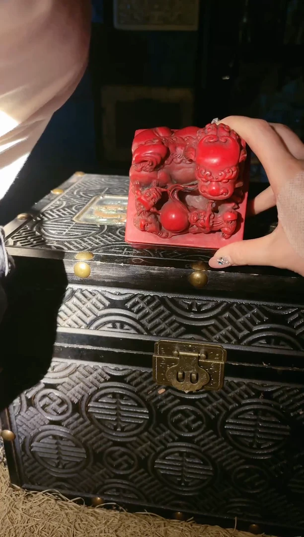 【闪购商品】【闪购商品】红色印章摆件