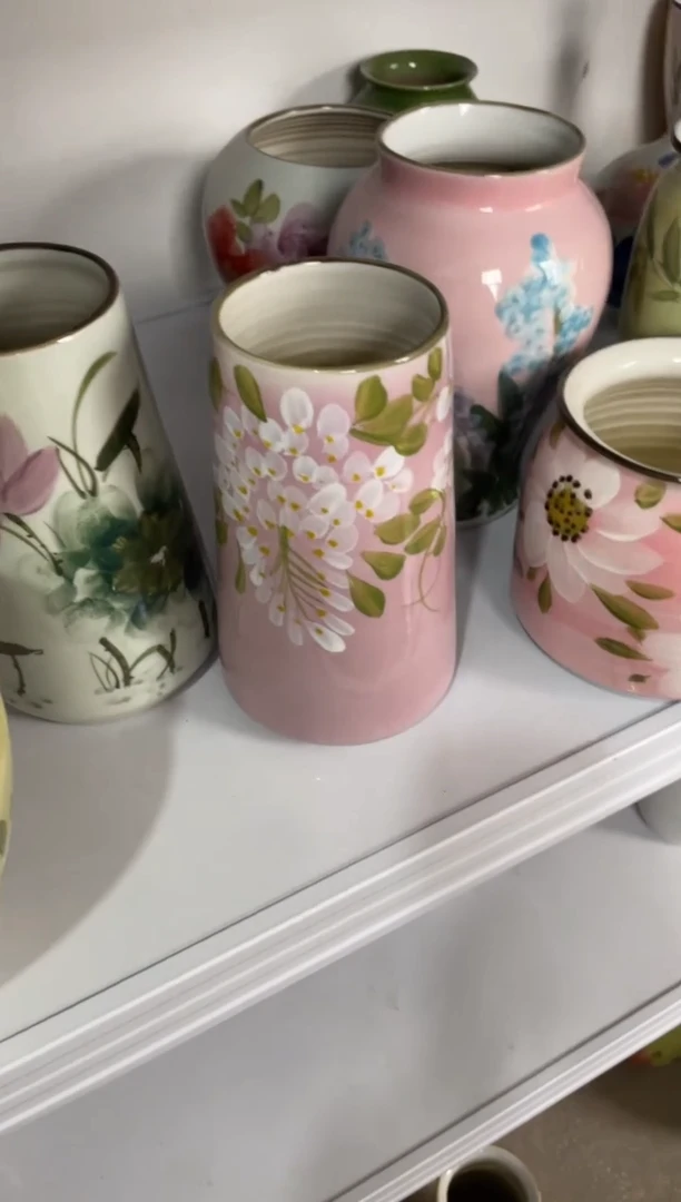 瓶瓷景德镇手绘花瓶
