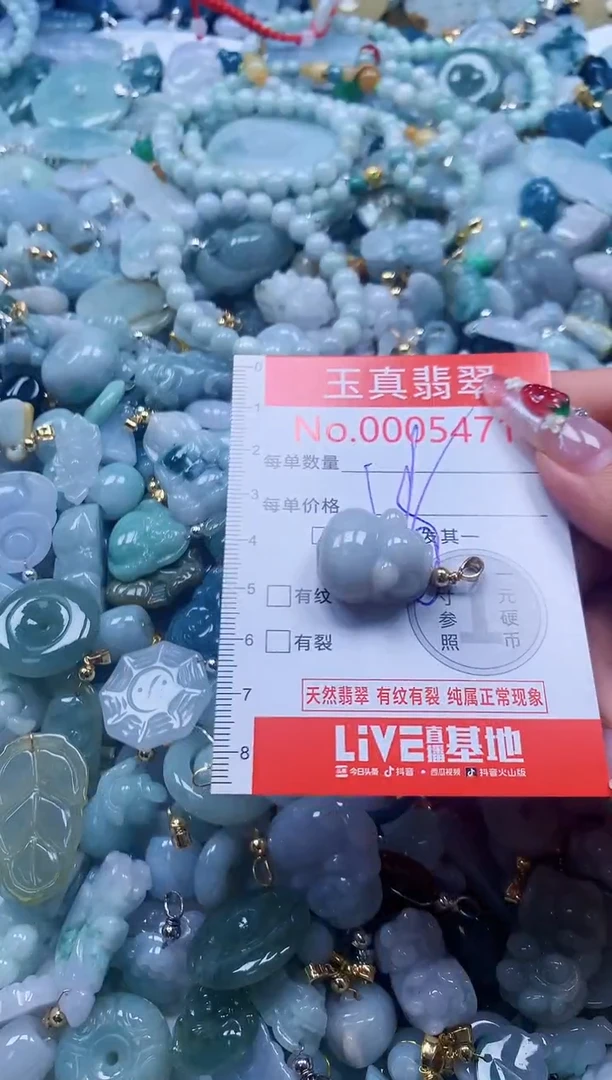 翡翠未镶嵌吊坠(不含链)5471