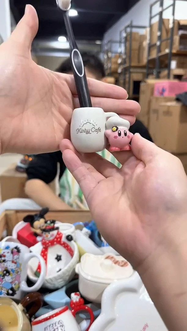 瓷片星之卡比牙刷架