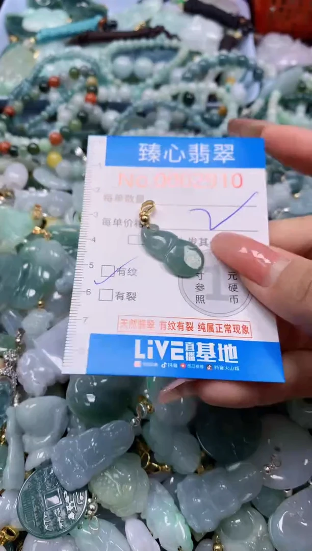 翡翠未镶嵌颈饰2910