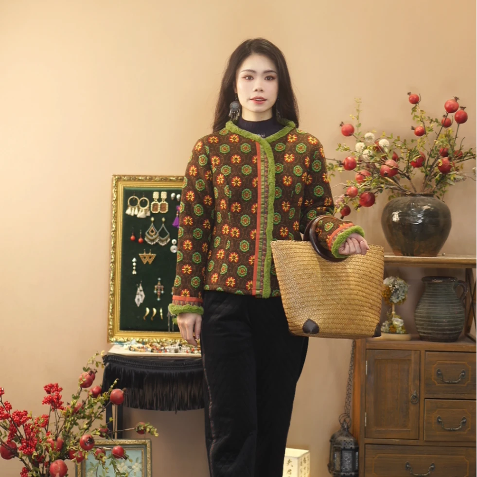 红裳保暖短款休闲百搭优雅时尚棉服K882321