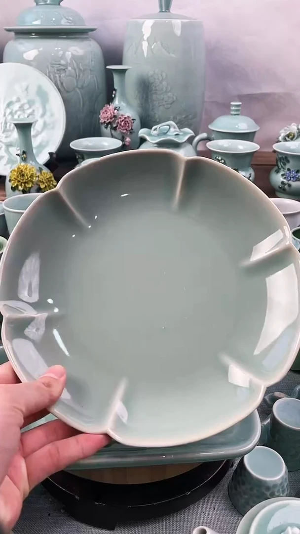 【闪购商品】特价 微瑕 慧仙青瓷