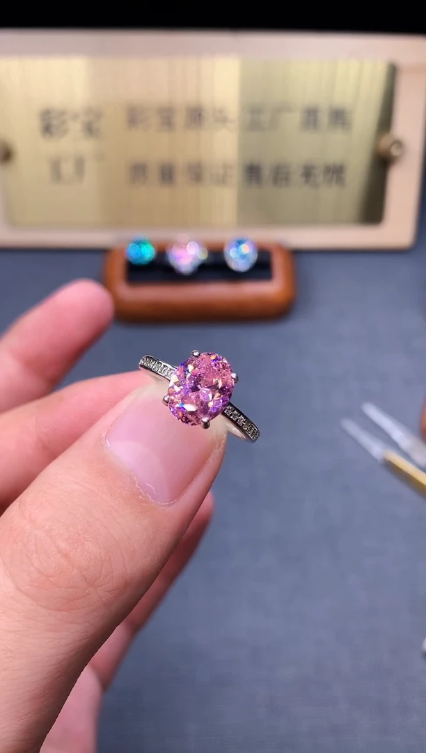 银S925镶嵌戒指碧玺2222