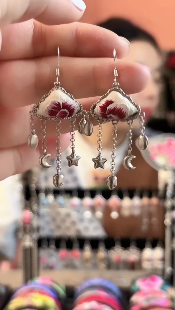 织绣艺枝独绣老绣饰品68