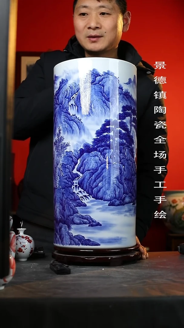 【闪购商品】摆件景德镇陶瓷手工手绘35