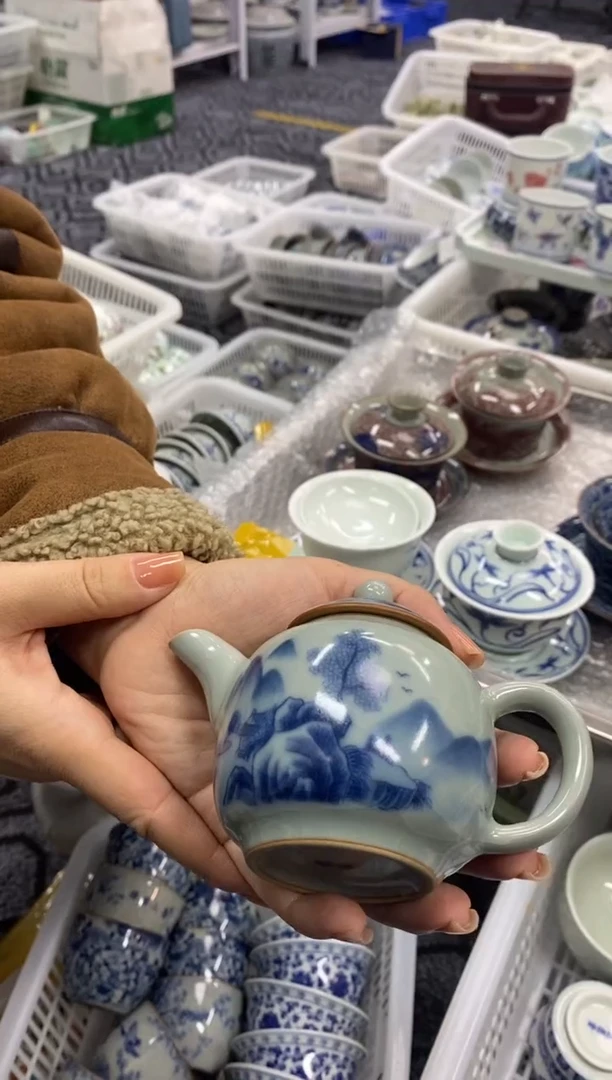 摆件陶景德陶瓷茶具容量约130