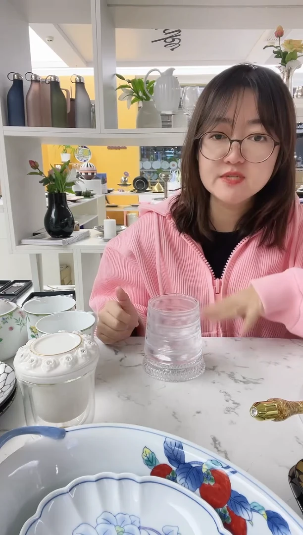 福利款 旋转水晶威士忌杯