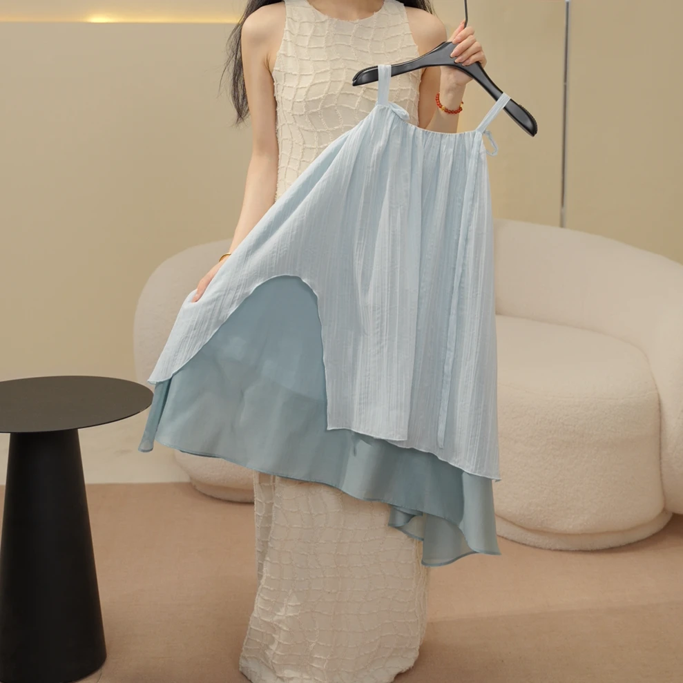 【SEVEN KIDS】 天丝莱赛尔  2025女童夏季女宝连衣裙  25A1261