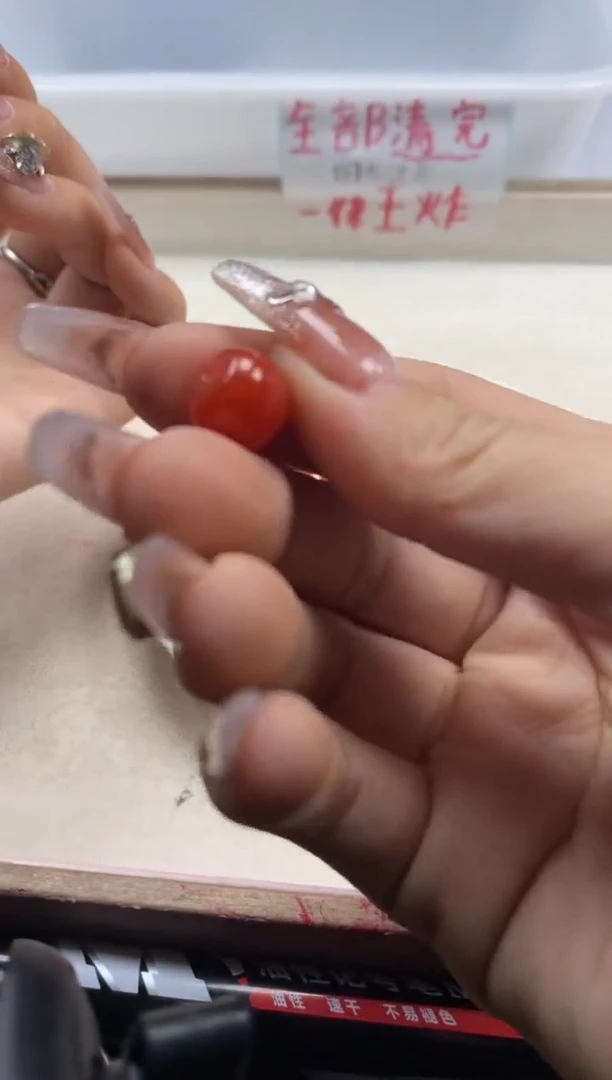 【闪购商品】玛瑙/玉髓颈饰未镶嵌w1159满肉南红老型10*9mm*10