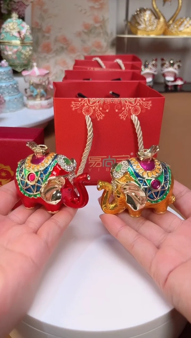 【闪购商品】易尚宝珐琅彩首饰盒