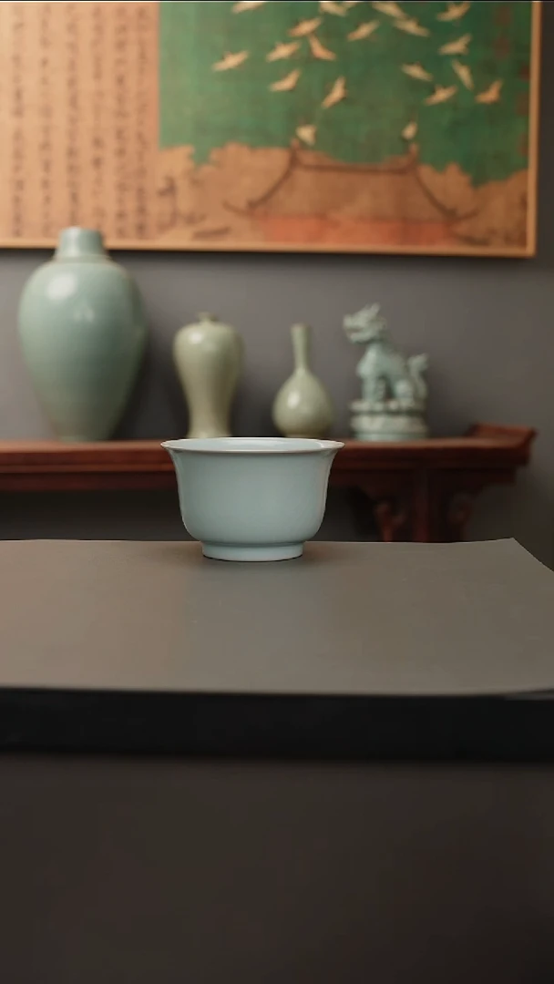 杯仿古釉原矿  压手杯