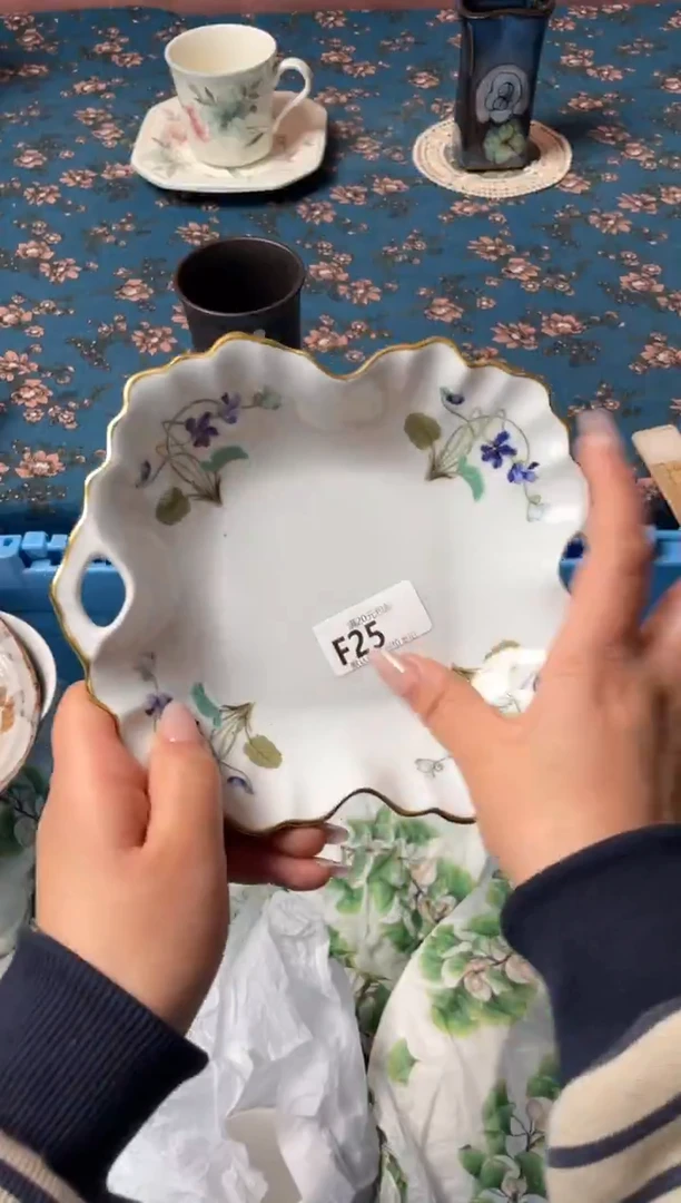 瓷片素*瓷器瓷器F25