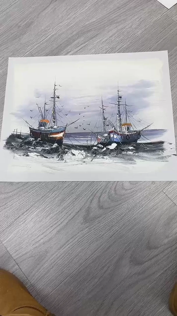 【闪购商品】油画30*40CM仅画芯不带框