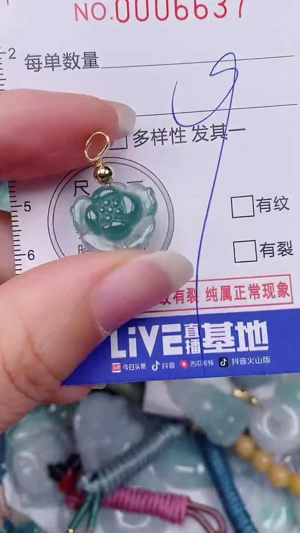 翡翠未镶嵌颈饰00006637