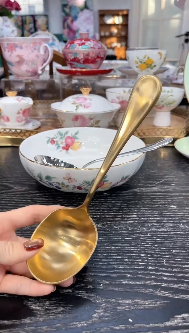 不锈钢嗦粉勺 金