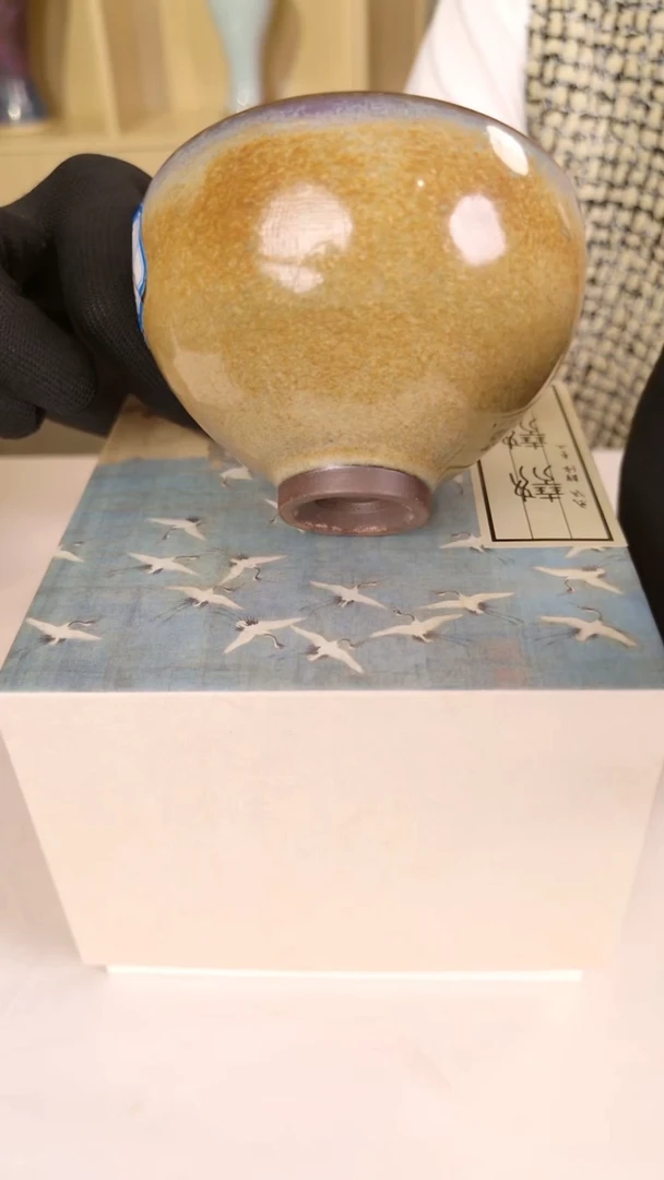 杯子钧瓷 鸡心杯-D级-006