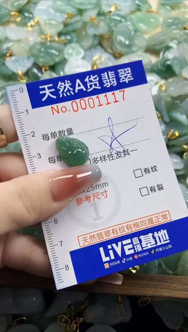 颈饰未镶嵌翡翠D****I天然A货翡翠