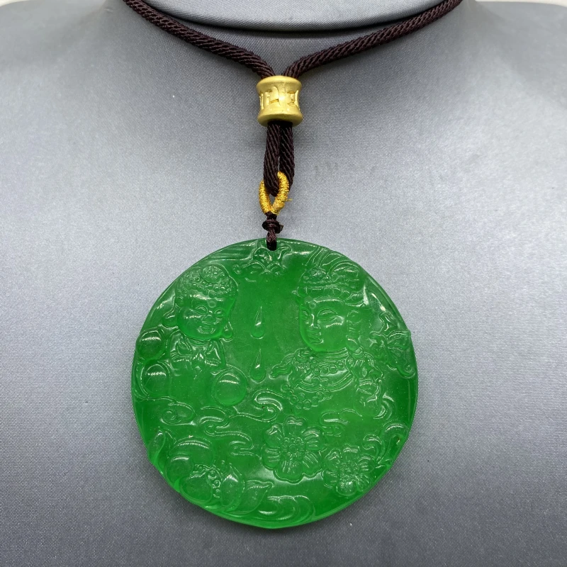 【绿意盎然 永恒暖阳】绿吊坠Q15836