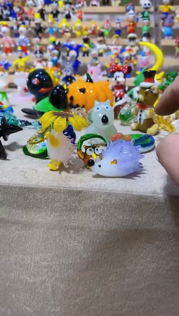 【闪购商品】琉璃手工艺品3件摆件